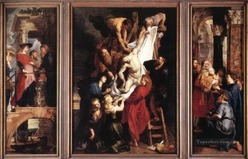  Paul Oil Painting - Descent from the Cross Baroque Peter Paul Rubens